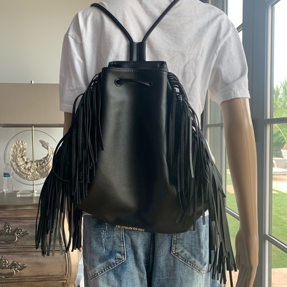 Victoria Secret Fringe Backpack - Picture 4 of 10